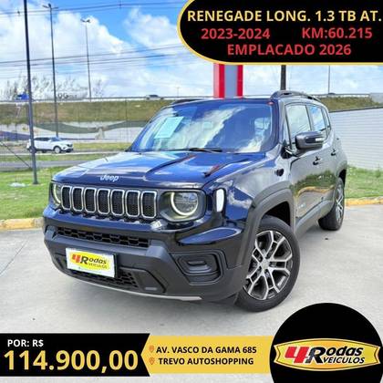 JEEP RENEGADE 1.3 T270 TURBO FLEX LONGITUDE AT6